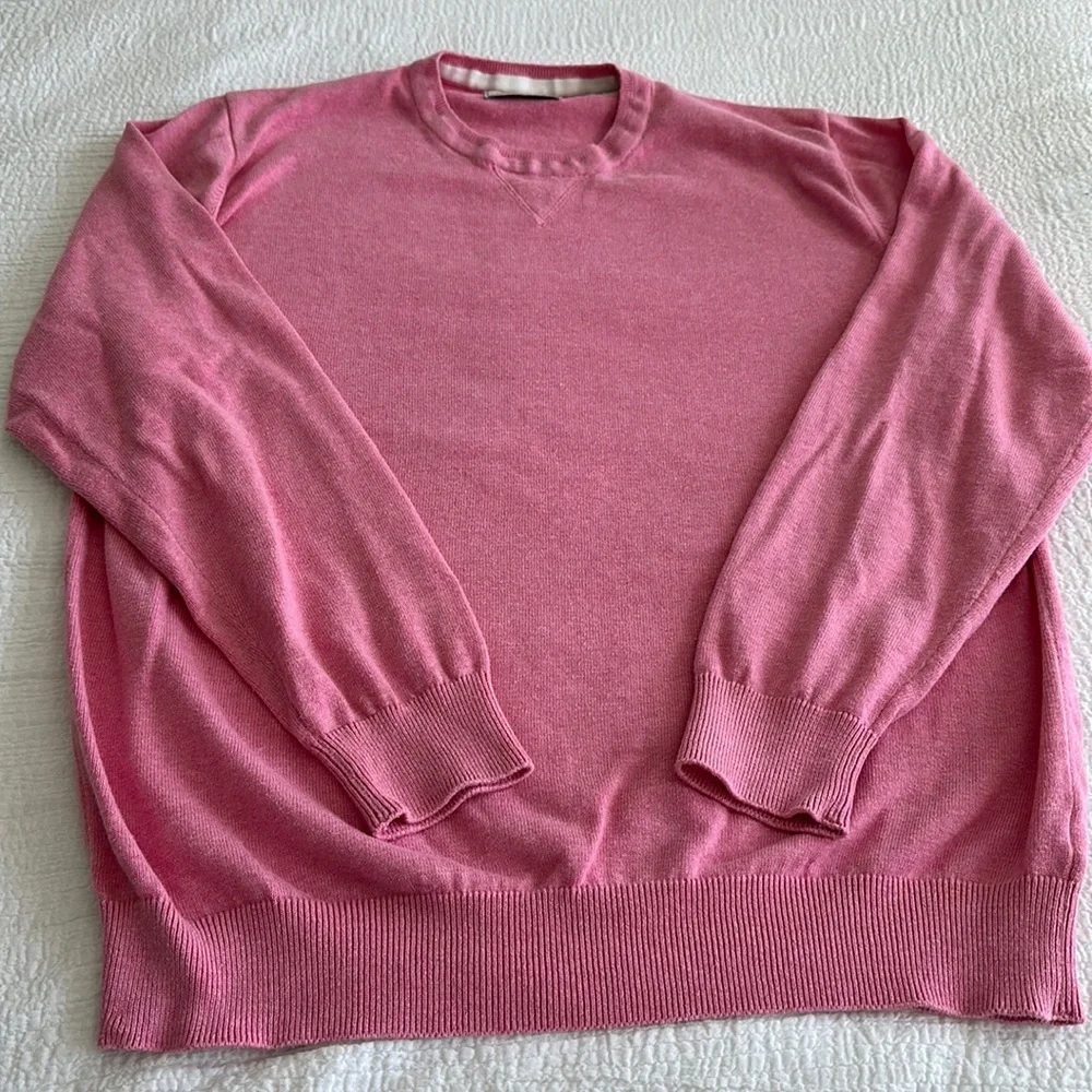 Southern Pines, men’s crewneck sweater, 100%, cotton, size large,Smoke Free home